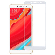 Pellicola a schermo intero in vetro temperato serigrafato antigraffio 9H 2.5D per Xiaomi Redmi S2, For Redmi S2 (1 PCS) Black, For Redmi S2 (1 PCS)
