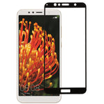 Pellicola a schermo intero in vetro temperato serigrafato antigraffio 9H 2.5D per Huawei Y6 (2018), For Huawei Y6 (2018) (1 PCS) Black, For Y6 (2018) (1 PCS)