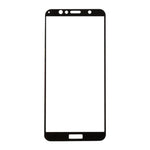 Pellicola a schermo intero in vetro temperato serigrafato antigraffio 9H 2.5D per Huawei Y6 (2018), For Huawei Y6 (2018) (1 PCS) Black, For Y6 (2018) (1 PCS)