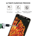 Pellicola a schermo intero in vetro temperato serigrafato antigraffio 9H 2.5D per Huawei Y6 (2018), For Huawei Y6 (2018) (1 PCS) Black, For Y6 (2018) (1 PCS)