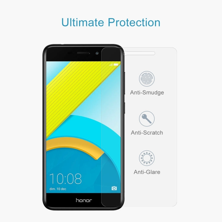 Per Huawei Honor 6C Pro 0,26 mm 9H Durezza superficiale 2,5D Pellicola per schermo in vetro temperato antideflagrante, For Honor 6C Pro
