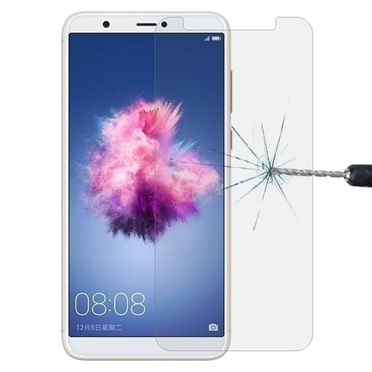 Per Huawei P smart / Enjoy 7S 0,26 mm 9H Durezza superficiale 2,5D Pellicola proteggi schermo in vetro temperato curvo, For P smart / Enjoy 7S