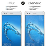2 pezzi per Huawei Y6 Pro (2017) 0,26 mm 9H durezza superficiale protezione schermo in vetro temperato con bordo curvo 2,5D, For Y6 Pro (2017)
