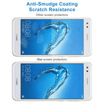 50 PZ per Huawei Y6 Pro (2017) 0,26 mm 9H Durezza superficiale 2,5D Proteggi schermo in vetro temperato con bordo curvo, For Y6 Pro (2017)