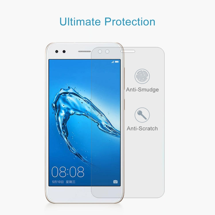 Per Huawei Y6 Pro (2017) 0,26 mm 9H Durezza superficiale 2,5D Proteggi schermo in vetro temperato con bordo curvo, For Y6 Pro (2017)
