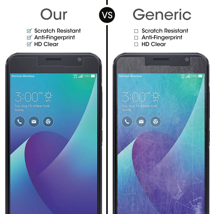 1 PZ Asus ZenFone V V520KL 0,26 mm 9H Durezza superficiale 2,5D Proteggi schermo in vetro temperato con bordo curvo, For ZenFone V V520KL (1 PC)