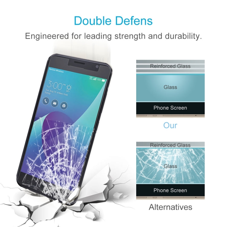 1 PZ Asus ZenFone V V520KL 0,26 mm 9H Durezza superficiale 2,5D Proteggi schermo in vetro temperato con bordo curvo, For ZenFone V V520KL (1 PC)