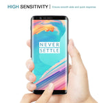 Per OnePlus 5T Proteggi schermo in vetro temperato HD con bordo curvo 3D con durezza 9H, For OnePlus 5T