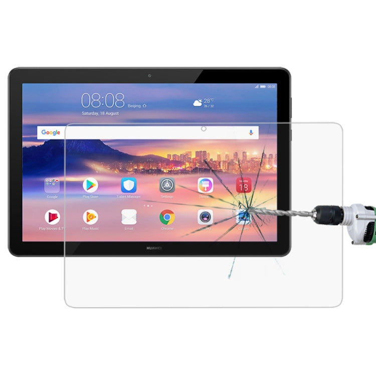 Pellicola in vetro temperato a schermo intero da 0,3 mm 9H per Huawei MediaPad T5 10.1, For MediaPad T5 10.1