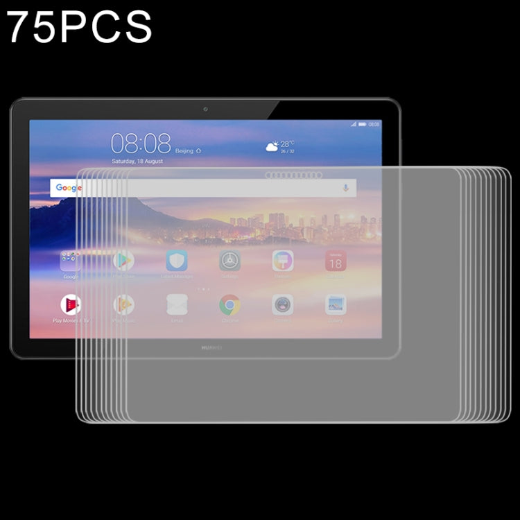 Pellicola in vetro temperato a schermo intero da 75 pezzi 0,3 mm 9H per Huawei MediaPad T5 10.1, For MediaPad T5 10.1
