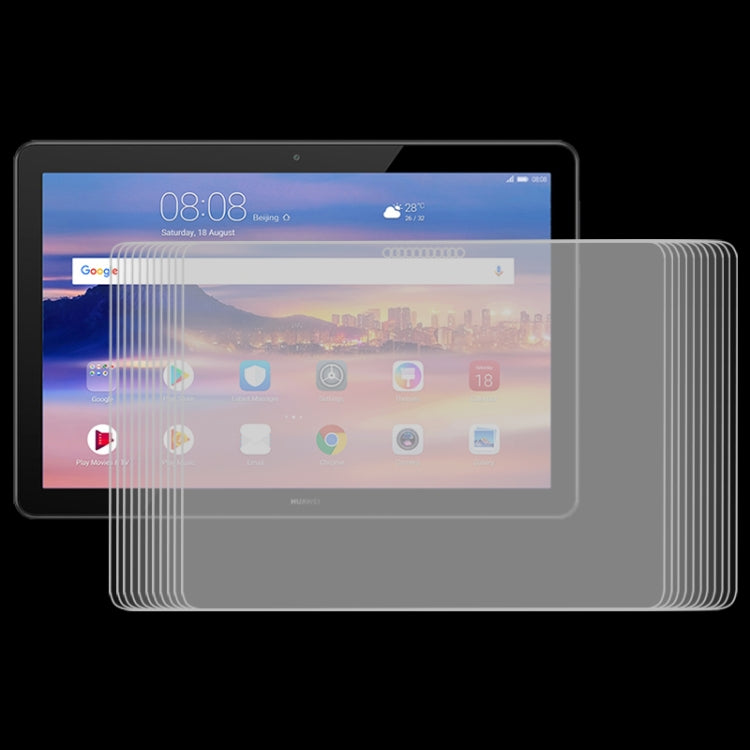 Pellicola in vetro temperato a schermo intero da 75 pezzi 0,3 mm 9H per Huawei MediaPad T5 10.1, For MediaPad T5 10.1