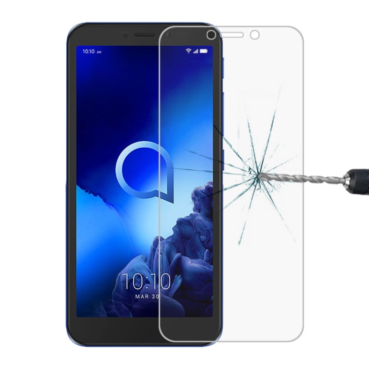 Per pellicola in vetro temperato Alcatel 1V (2019) 2.5D a schermo non intero, Alcatel 1V (1 PC)