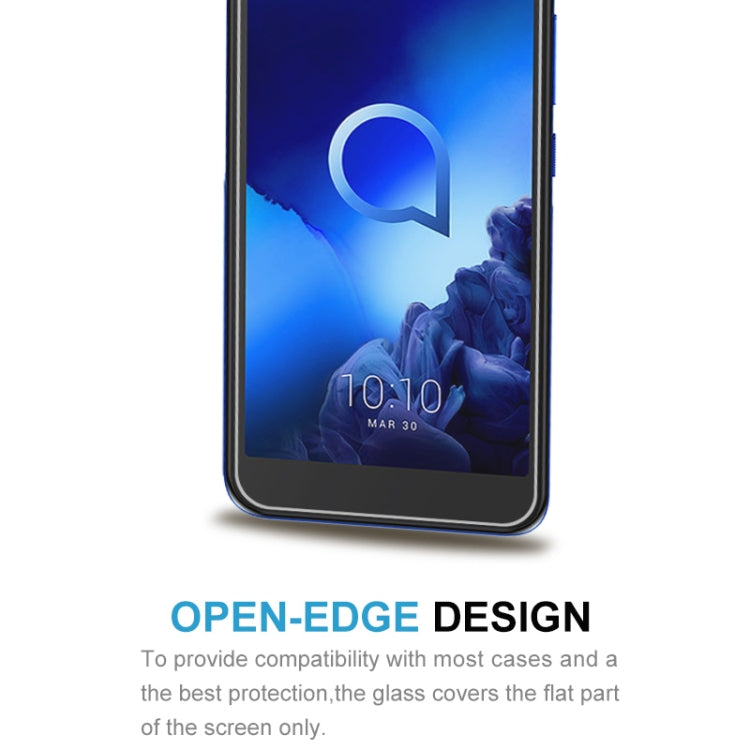Per pellicola in vetro temperato Alcatel 1V (2019) 2.5D a schermo non intero, Alcatel 1V (1 PC)