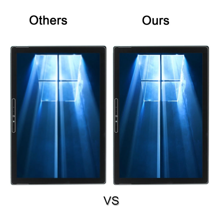 Pellicola in vetro temperato a schermo intero da 0,3 mm 9H per Microsoft Surface Pro 4 da 12,3 pollici, For Surface Pro 4