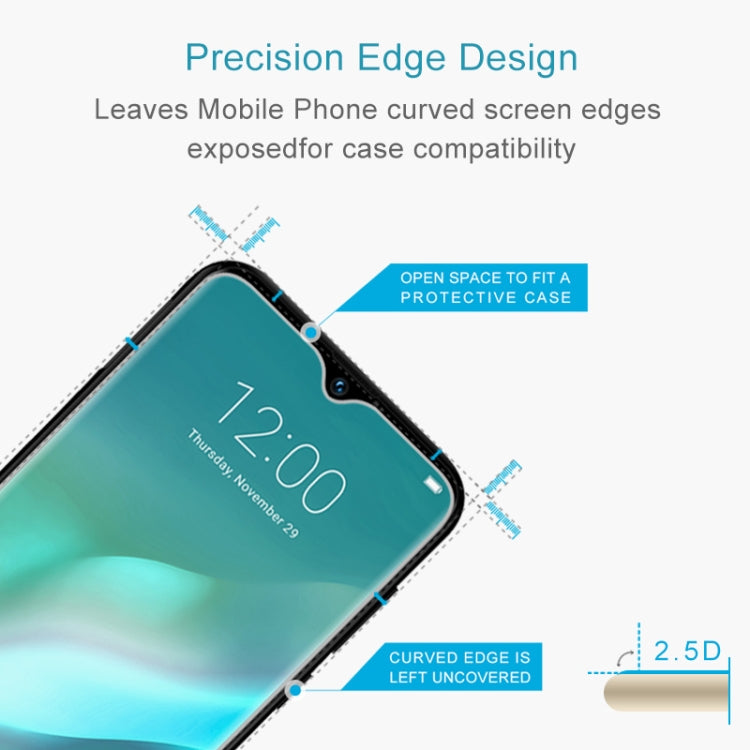 Per DOOGEE Y8 Plus 2.5D Pellicola in vetro temperato a schermo non intero, For DOOGEE Y8 Plus