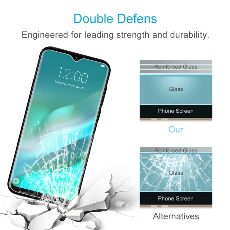 Per DOOGEE Y8 Plus 2.5D Pellicola in vetro temperato a schermo non intero, For DOOGEE Y8 Plus