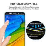 Pellicola in vetro temperato completamente adesiva a schermo intero 9H 2.5D da 0,33 mm per Xiaomi Redmi 5 Plus, For Redmi 5 Plus