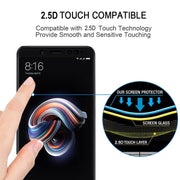 Pellicola in vetro temperato completamente adesiva per schermo intero 9H 2.5D da 0,33 mm per Xiaomi Redmi Note 5 Pro, For Redmi Note 5 Pro