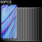 50 PC Per OPPO A5 / A9 (2020) / A56 5G 9H 2.5D Pellicola in vetro temperato per schermo, For OPPO A5 / A9 (2020) (50 PCS)
