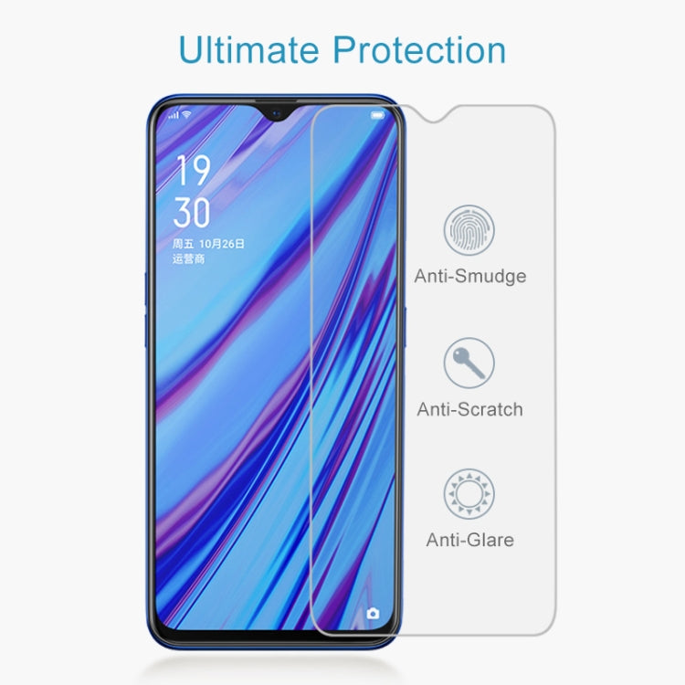 50 PC Per OPPO A5 / A9 (2020) / A56 5G 9H 2.5D Pellicola in vetro temperato per schermo, For OPPO A5 / A9 (2020) (50 PCS)