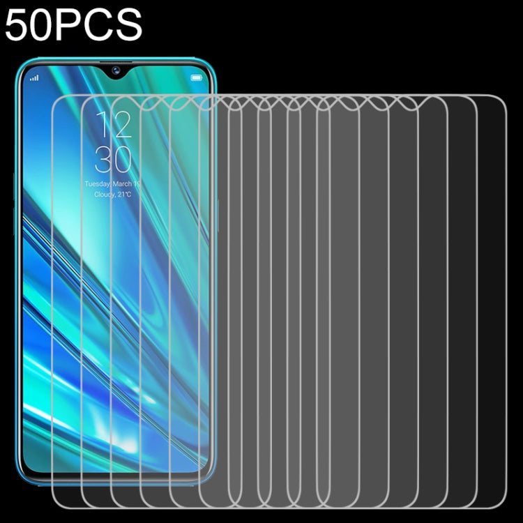 50 pezzi per pellicola in vetro temperato schermo OPPO Realme 5 Pro 9H 2.5D, For OPPO Realme 5 Pro (50 PCS)