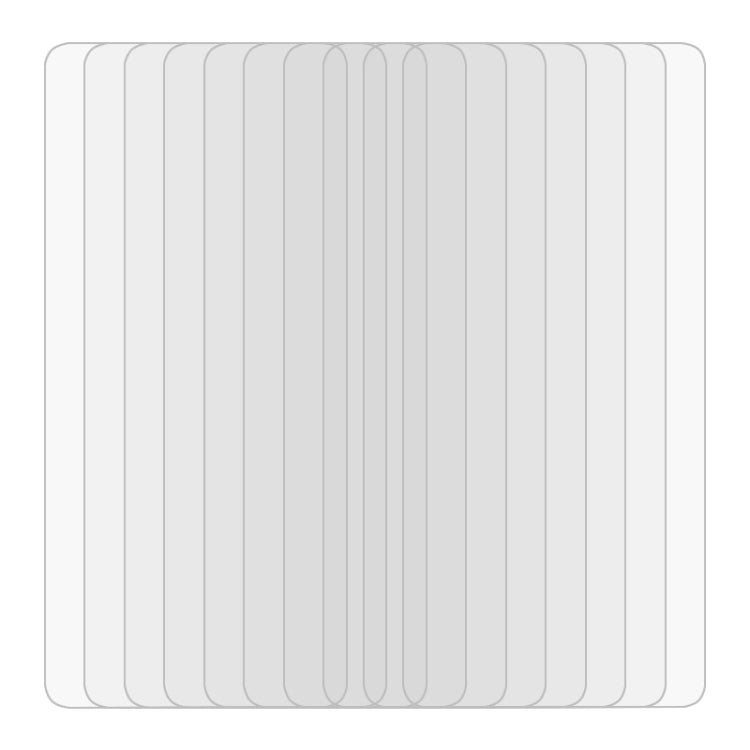 10 pezzi per pellicola in vetro temperato per schermo OPPO Reno2 Z 9H 2.5D, For OPPO Reno2 Z (10 PCS)