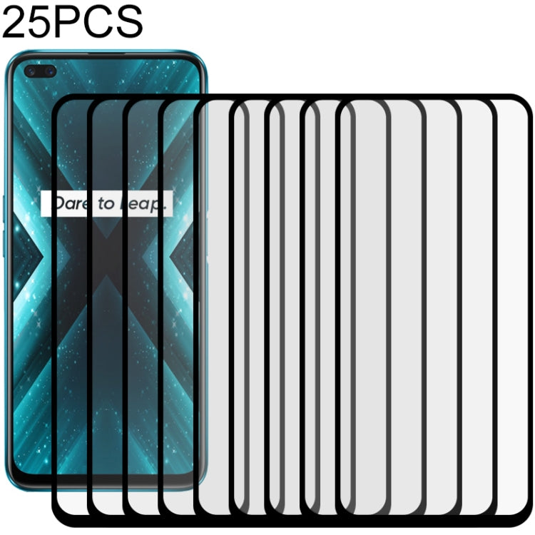 Pellicola vetro temperato per Realme X3 25 pezzi