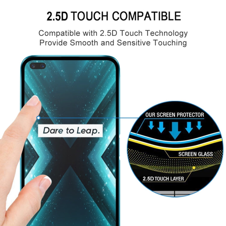 Pellicola vetro temperato per Realme X3 25 pezzi