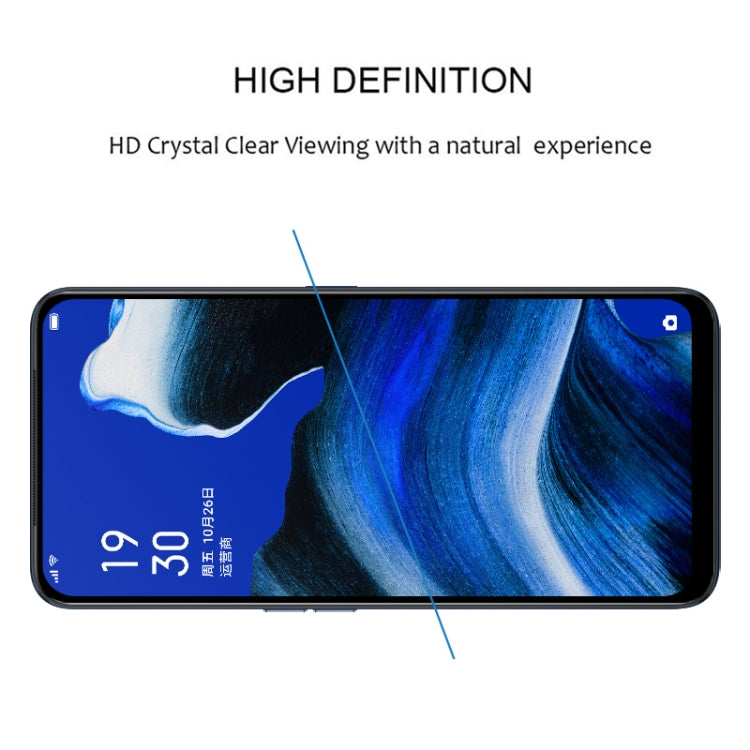 Per OPPO Reno2 / Z Pellicola proteggi schermo in vetro temperato con colla completa, For OPPO Reno2 / Z(1 PC)