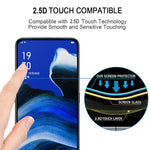 Per OPPO Reno2 / Z Pellicola proteggi schermo in vetro temperato con colla completa, For OPPO Reno2 / Z(1 PC)