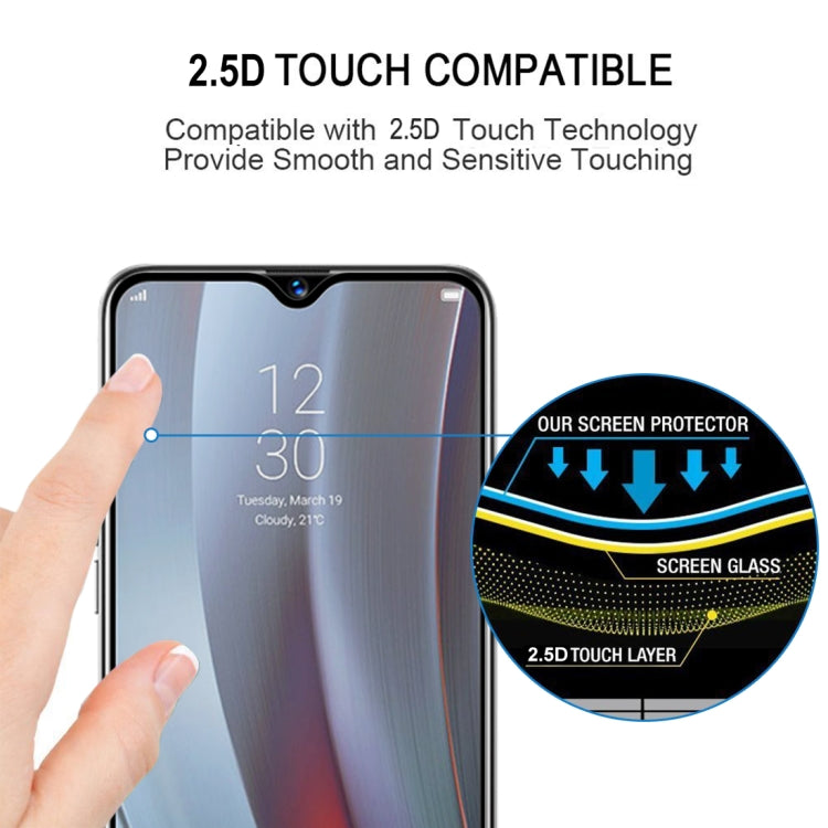 Pellicola in vetro temperato a schermo intero 9H 2.5D per OPPO Realme 3 Pro, For OPPO Realme 3 Pro