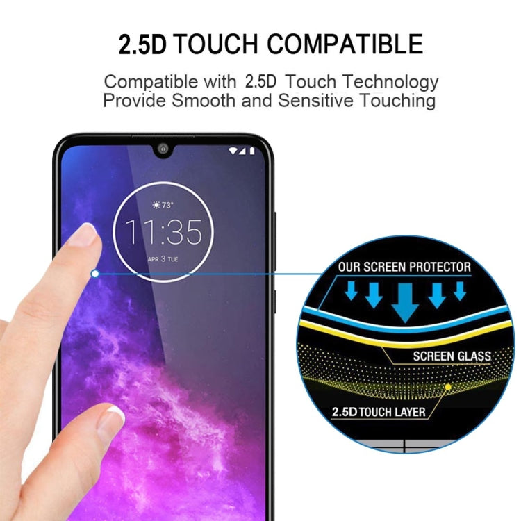 Per Motorola One Zoom Full Glue Pellicola in vetro temperato a schermo intero, For Motorola One Zoom