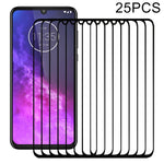 Per Motorola One Zoom 25 PCS Pellicola in vetro temperato a schermo intero con colla completa, For Motorola One Zoom