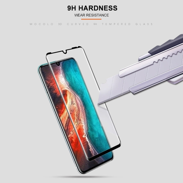 mocolo 0,33 mm 9H Pellicola in vetro temperato a schermo intero curvo con colla 3D per Huawei P30 Pro, For Huawei P30 Pro