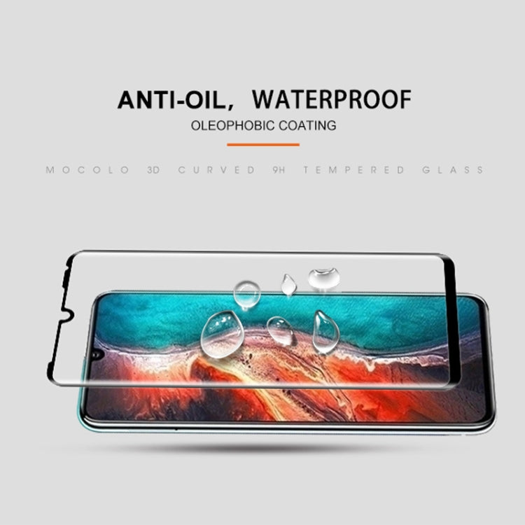mocolo 0,33 mm 9H Pellicola in vetro temperato a schermo intero curvo con colla 3D per Huawei P30 Pro, For Huawei P30 Pro