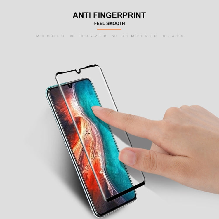 mocolo 0,33 mm 9H Pellicola in vetro temperato a schermo intero curvo con colla 3D per Huawei P30 Pro, For Huawei P30 Pro