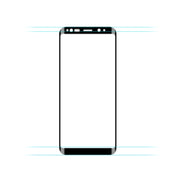 Pellicola vetro temperato curva 3D 0,33 mm per Galaxy S9