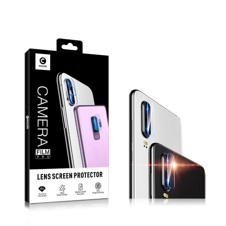 mocolo 0,15 mm 9H 2,5D Pellicola in vetro temperato per obiettivo fotocamera posteriore con bordo arrotondato per Huawei P30, Huawei P30