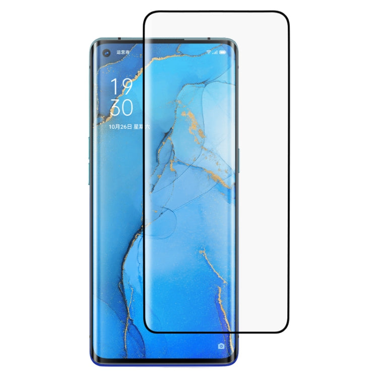 Per OPPO Reno3 Pro 9H HD Pellicola in vetro temperato con bordo curvo 3D (Nero), For OPPO Reno3 Pro(1 PC), For OPPO Reno3 Pro(Black)(1 PC)