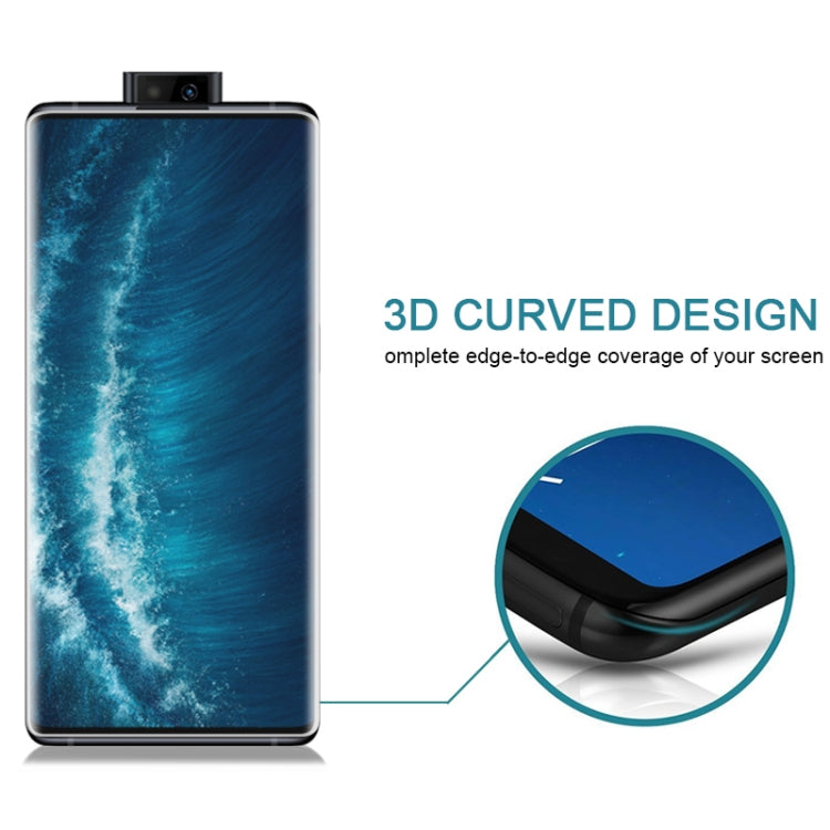 Per Vivo NEX 3S 5G 9H HD Pellicola in vetro temperato con bordo curvo 3D (Nero), For Vivo NEX 3S 5G(1 PC), For Vivo NEX 3S 5G(Black)(1 PC)