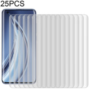25 pezzi per Xiaomi Mi 10 Pro 5G 9H HD Pellicola in vetro temperato con bordo curvo 3D (nero), For Xiaomi Mi 10 Pro 5G, For Xiaomi Mi 10 Pro 5G(Black)(25 PCS)