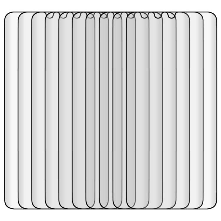 Pellicola vetro temperato Xiaomi Mi Note 10 9H 25 pezzi