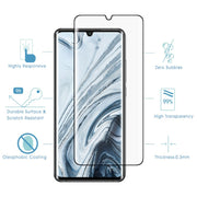 25 pezzi per Xiaomi Mi Note 10 9H HD Pellicola in vetro temperato con bordo curvo 3D (trasparente), For Xiaomi Mi Note 10(25 PCS), For Xiaomi Mi Note 10(Black)(25 PCS)