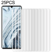 25 pezzi per Xiaomi Mi Note 10 Pro 9H HD Pellicola in vetro temperato con bordo curvo 3D (nero), For Xiaomi Mi Note 10 Pro(25 PCS), For Xiaomi Mi Note 10 Pro(Black)(25 PCS)