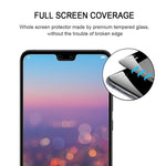 Pellicola in vetro temperato a schermo intero con stampa serigrafica 9H per Huawei P20, For Huawei P20