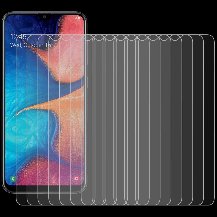 Pellicola vetro temperato Samsung Galaxy A20 50 pezzi