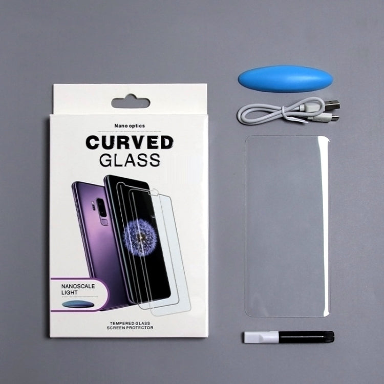 Vetro temperato a colla completa curvato a liquido UV per OnePlus 7 Pro, For OnePlus 7 Pro