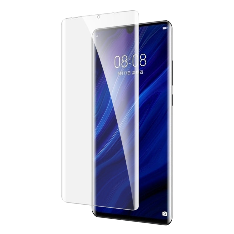 Vetro temperato con colla completa curva a liquido UV per Huawei P30 Pro, For Huawei P30 Pro