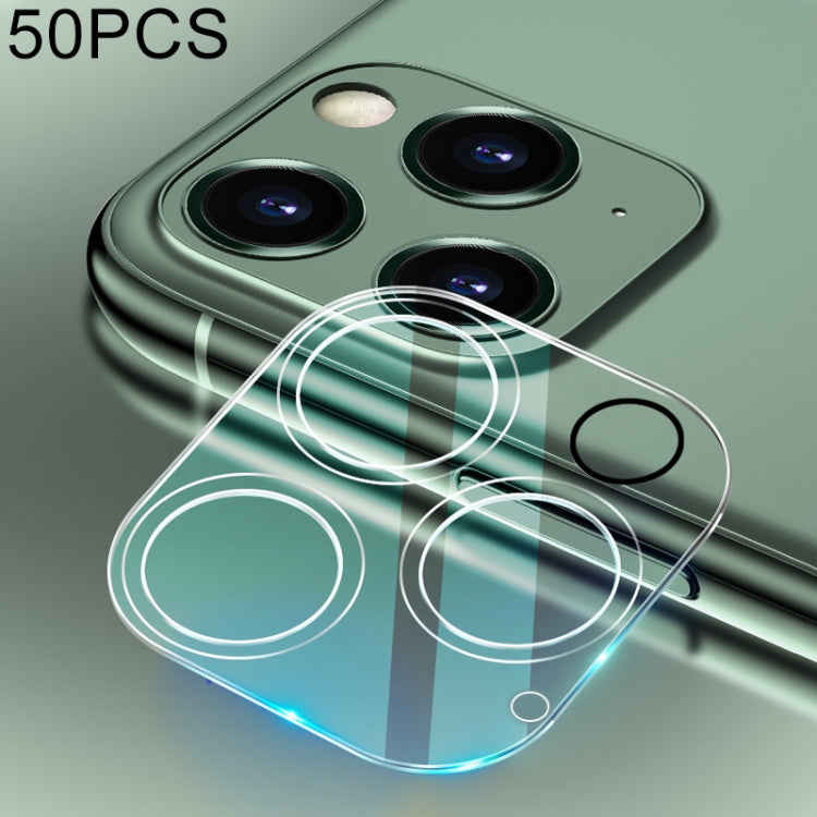 Per iPhone 12 Pro Max 50 pezzi HD Pellicola protettiva per obiettivo fotocamera posteriore in vetro temperato, For iPhone 12 Pro Max(50 PCS)