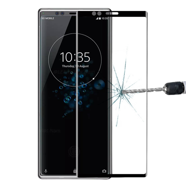 Pellicola in vetro temperato curvo a schermo intero 3D 9H per Sony Xperia XZ4, Sony Xperia XZ4